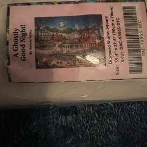 Bonnie White 'A Ghostly Good Night' Multicolor Home Accent Diamond Art